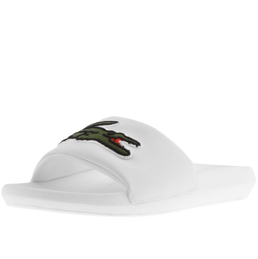 Alternative Image for ProductLacoste Croco Sliders White2